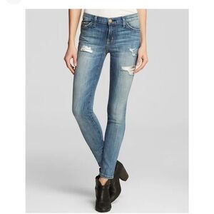 Current Elliott The Ankle Skinny in Super Luxe Destroy Repair